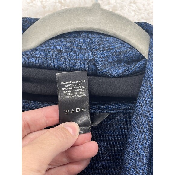 Ali Miles Tunic Top Size Small Artsy Cowl Neck Lagenlook Blue Accent Buttons - Picture 6 of 7